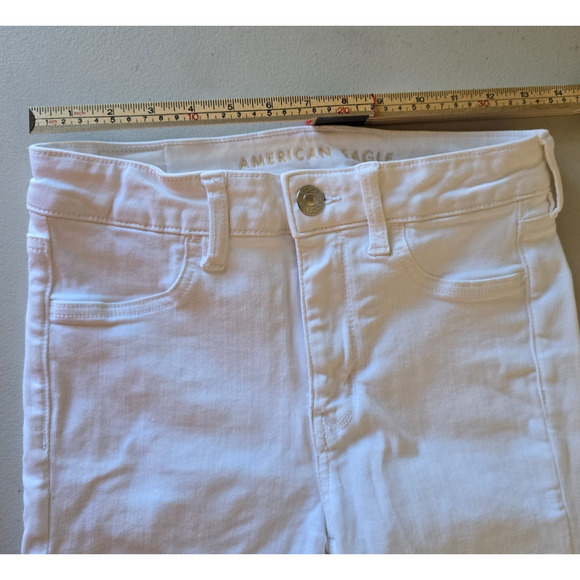 American Eagle Jegging Women's 4 White Next Level Stretch Hi-Rise - Picture 11 of 16